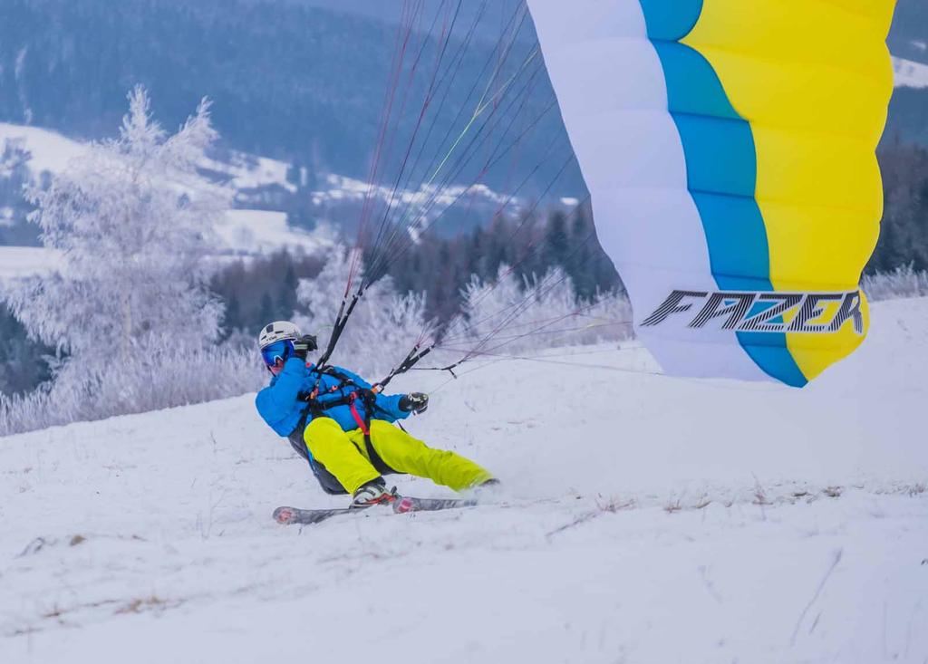 Snowgliding w Dźwiniaczu Dolnym Snowgliding v Dźwiniaczi