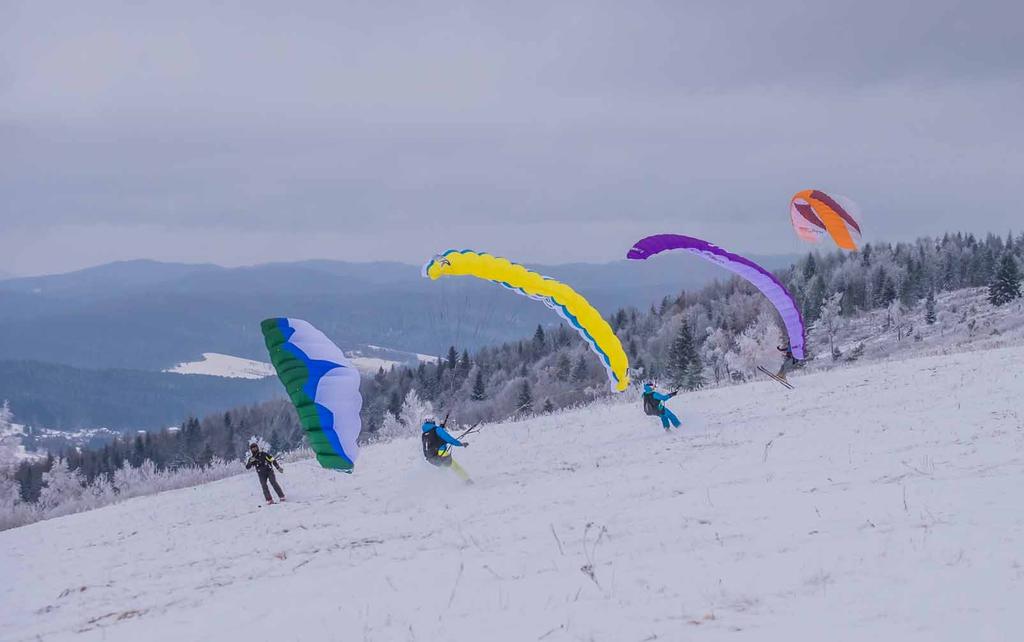 Snowgliding w Dźwiniaczu Dolnym Snowgliding v Dźwiniaczi