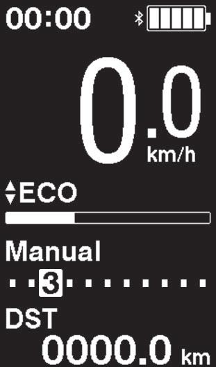 DZIAŁANIE I USTAWIENIE Włączanie / wyłączanie oświetlenia UWAGA Podczas jazdy na rowerze używanie przycisku EW-EN100 nie jest zalecane. Przed jazdą należy wybrać preferowany tryb wspomagania.