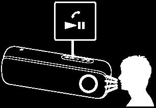 Jeśli przez głośnik nie słychać dźwięku dzwonka Głośnik może nie być połączony z telefonem komórkowym BLUETOOTH z opcją HFP lub HSP. Sprawdź stan połączenia na telefonie komórkowym BLUETOOTH.