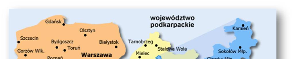 5 2. CHARAKTERYSTYKA GMINY 2.1 Położenie Gmina Tyczyn jest gminą miejsko-wiejską. Znajduje się w południowo-wschodniej Polsce, w centralnej części województwa podkarpackiego, w powiecie rzeszowskim.