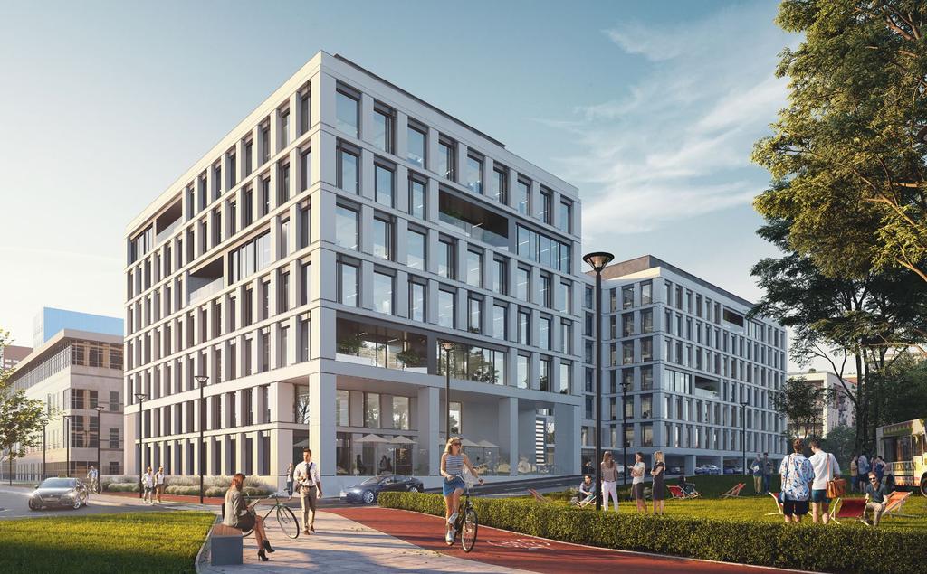 7.4 Echo Investment s activities in the office sector At the end of the first quarter of 2019, Echo Investment had 126,000 sqm of total leasable office space under construction.