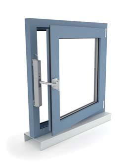 Sposoby i kierunki otwierania pionowych okien oddymiających Okno rozwierane, otwierane do wewnątrz Okno uchylne, otwierane do wewnątrz Okno odchylne, otwierane do