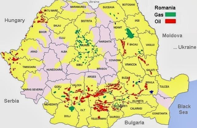 złoża ropy i gazu Ukraina złoża ropy i gazu Planowana trasa gazociągu