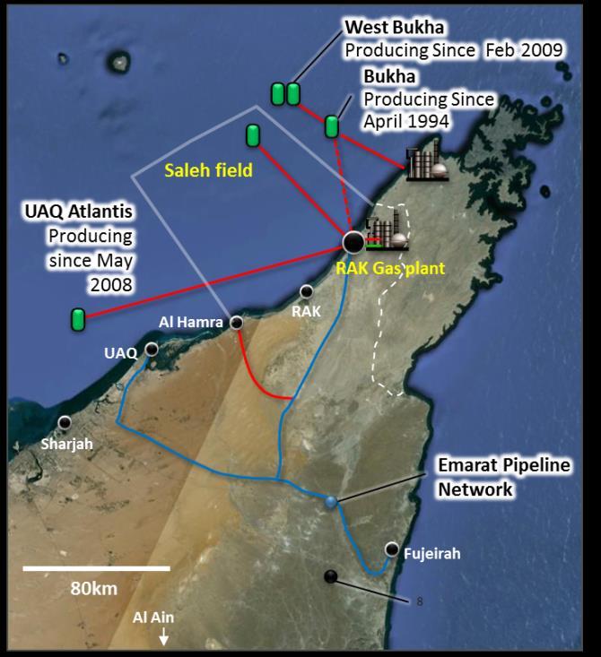 ZEA - Ras Al Khaimah podstawowe informacje MAPA ZEA Infrastruktura w