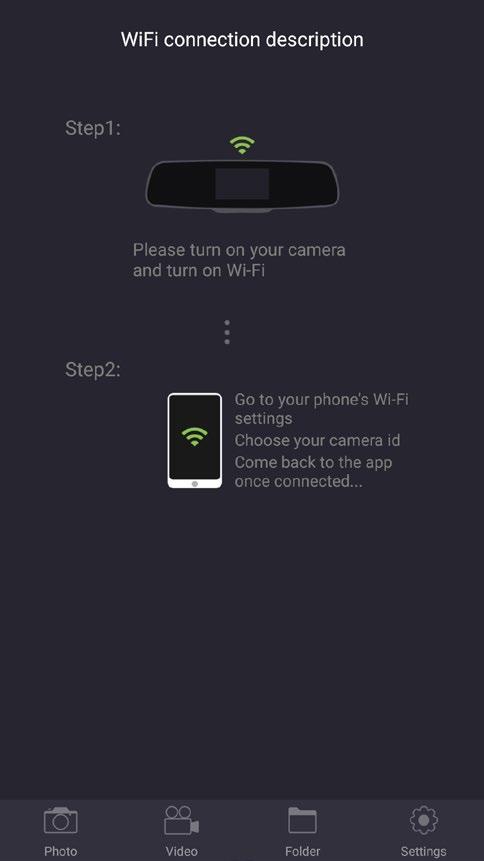 08 APLIKACJA NA TELEFON 08 INSTALACJA APLIKACJI NA SMARTFONIE Wbudowany moduł WiFi pozwala na sterowanie rejestratorem z poziomu aplikacji mobilnej z systemem ios/android.