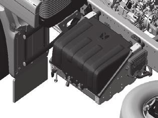 8.9 Skrzynki elektryczne na ramie podwozia Skrzynka bezpiecznikowa W modelach TGL/TGM z silnikami D08 SCR only występuje jedna skrzynka bezpiecznikowa, zamontowana zawsze na dodatkowym uchwycie za