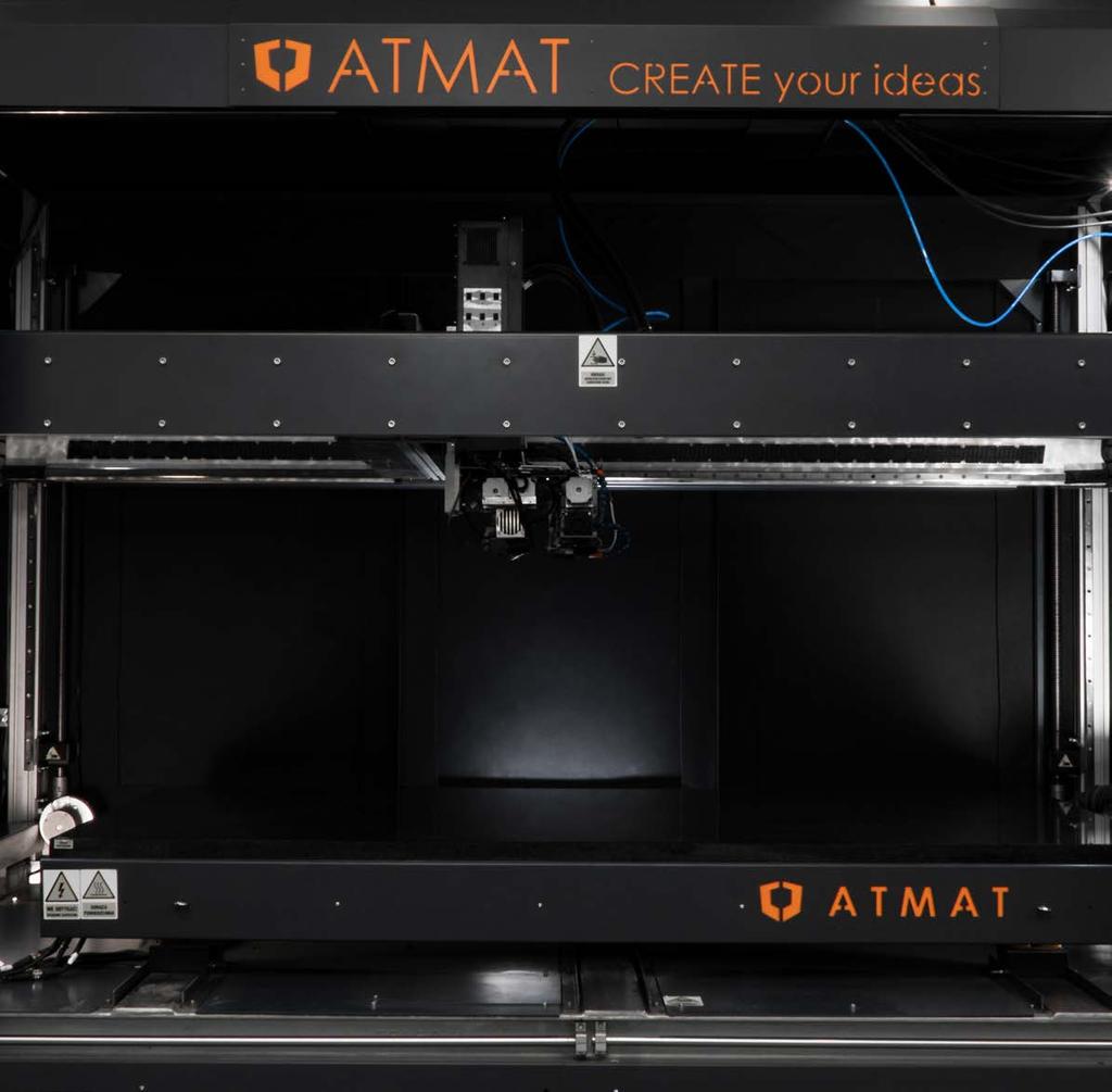 POLE ROBOCZE Drukarka ATMAT Jupiter powstała po to, by znieść najpoważniejsze ograniczenie w technologii druku 3D, jakim jest powierzchnia pola roboczego.