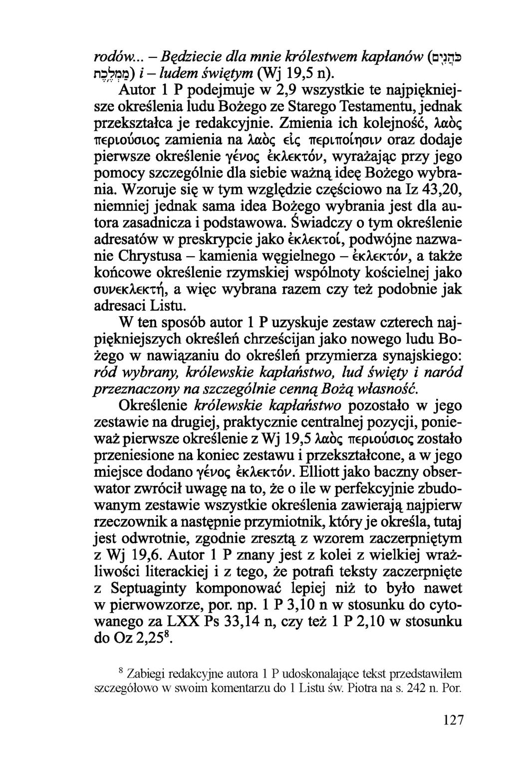 כהנים) rodów... - Będziecie dla mnie królestwem kapłanów n).