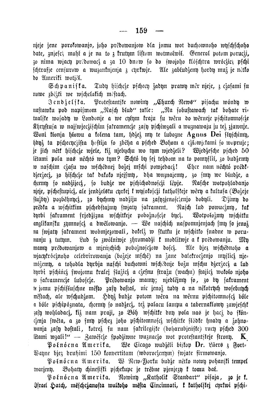 159 njeje jene porokowanjo, joho prebowanjow dla jom u w ot duchownoho wyschschaha bäte, znjescz m ahl a je na to z krutym tiftom w olm olw il.