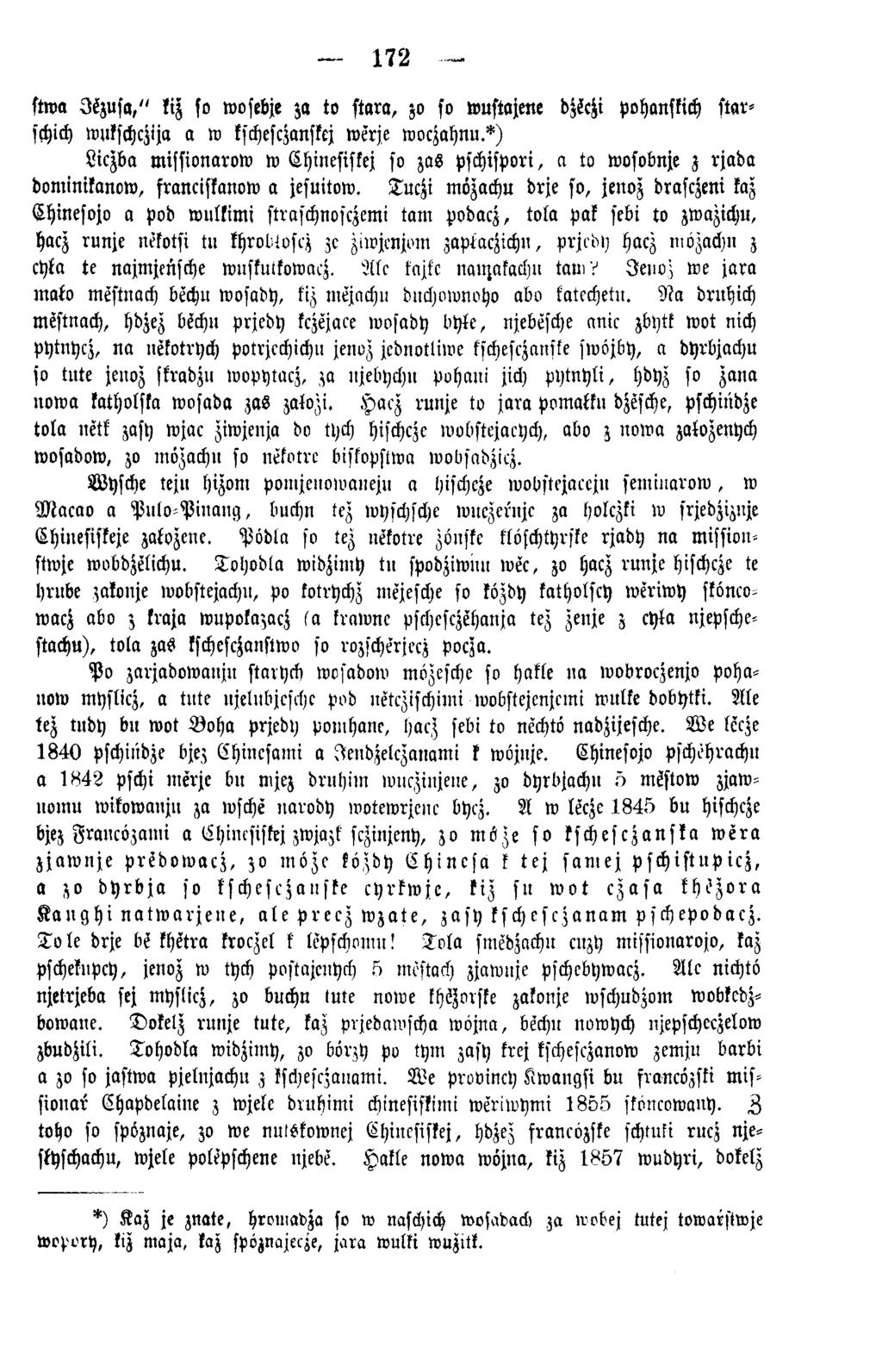 172 ftroo R zu sa," kiz so wosebje za to ftoro, zo so wustajene dzöcsi pohanskich stgrschich wnkschczija a w kschesczanskcj werje w oczahnn?