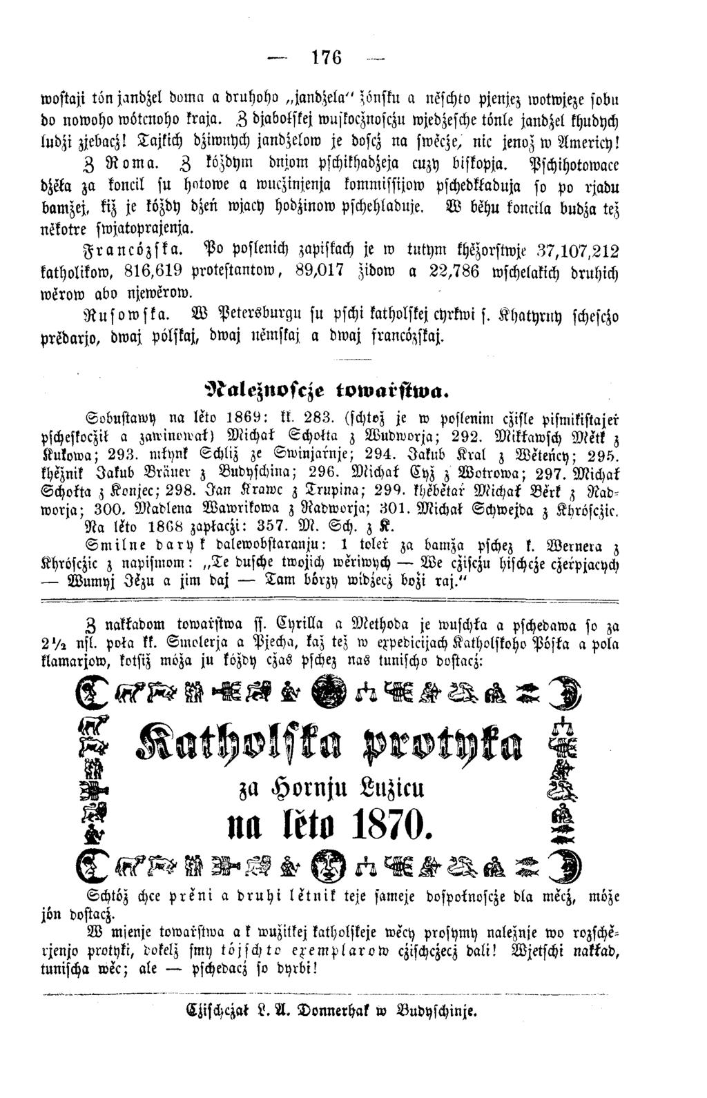 176 wostaji ton janb^et boma a bruhoho jaubzela" zöusku a neschto pjenjez wvtwjeze sobu do now oho wötcnoho kraja. Z djabotskej wuskocznosczu wjedzesche tonte janb^el khubych lubzi zjebacs!