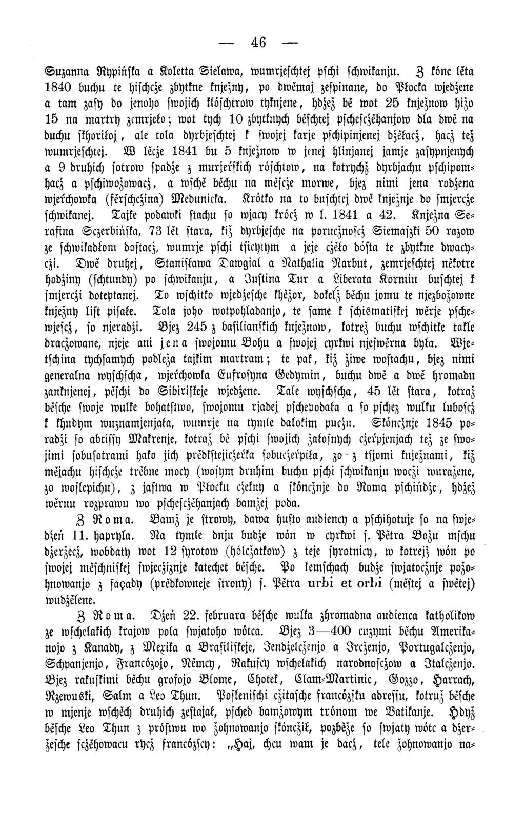 46 S u za n n a Rypinska a Koletta S ie la w a, wumrjeschtej pschi schwikanju.