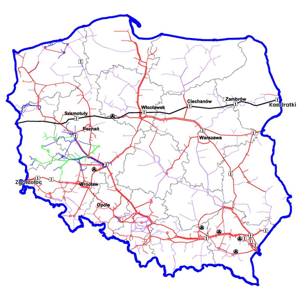 2007 1 lipca 2007 roku na mocy dyrektywy Unii Europejskiej oraz Prawa Energetycznego nakładających prawny obowiązek rozdzielenia dystrybucji gazu od działalności