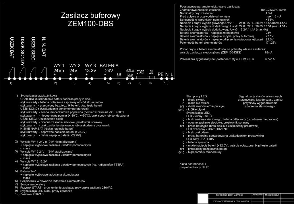 24. Widok zasilacza z