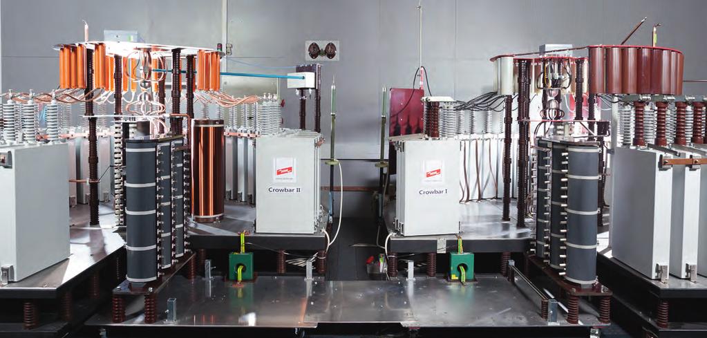 Laboratorium badawcze DEHN Nasze centrum badawcze o powierzchni 800 m 2 jest wyposażone w najnowsze urządzenia i technologie do przeprowadzania badań wpływu prądu piorunowego na produkty, instalacje