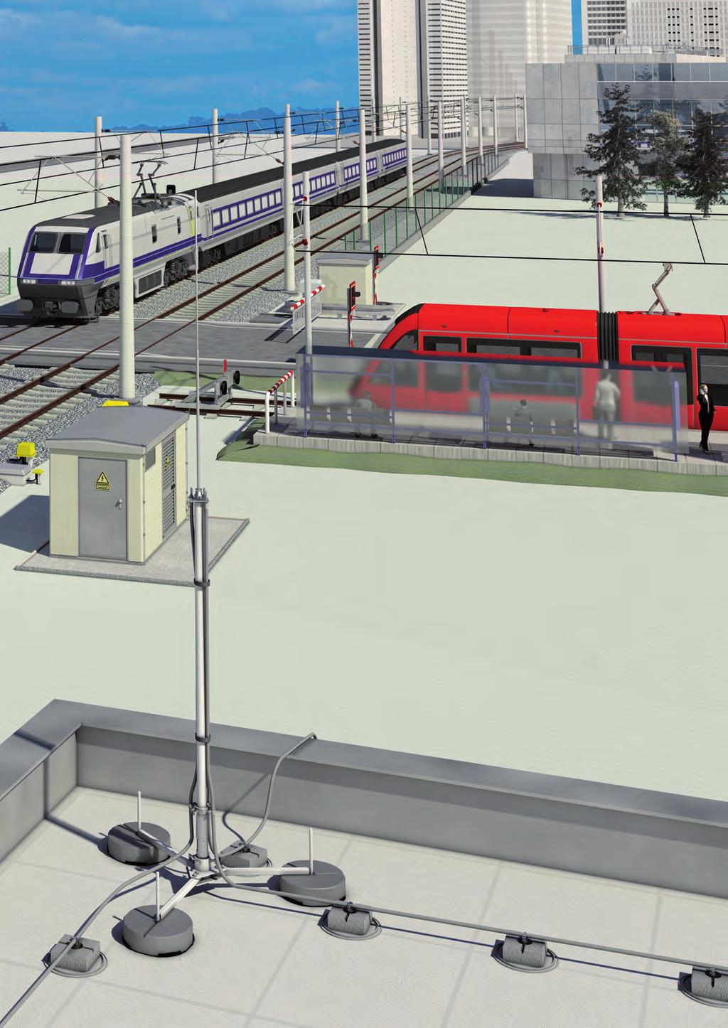 DEHN chroni. 1. Komputerowe urządzenia zależnościowe strona 6 2. Instalacje nadawczo-odbiorcze GSM-R strona 8 3. Samoczynne systemy przejazdowe strona 10 4.