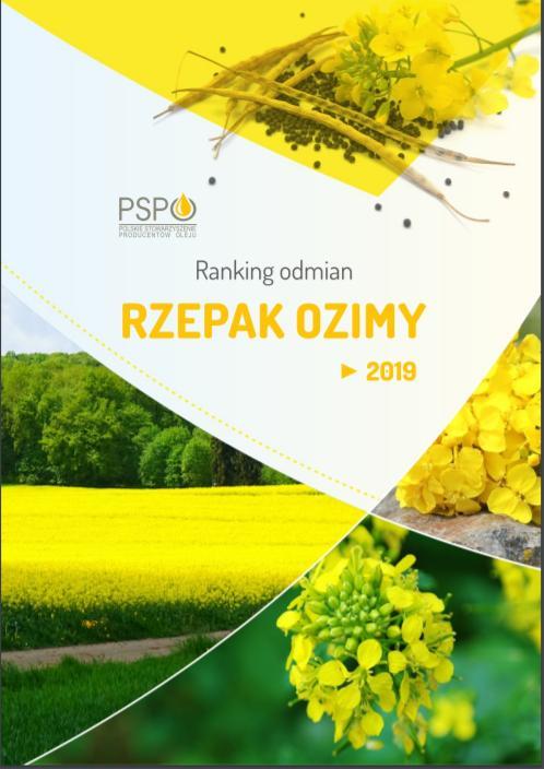pl Ranking Odmian Rzepaku W celu ułatwienia rolnikom decyzji o wyborze odmiany rzepaku porównano 19 odmian populacyjnych i 65 odmian mieszaocowych spośród znajdujących się aktualnie w Krajowym