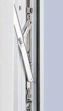 Ryglowanie tego typu pozwala na odpowiednie dociśnięcie drzwi do ościeżnicy, co dodatkowo zapobiega wypaczaniu się drzwi w