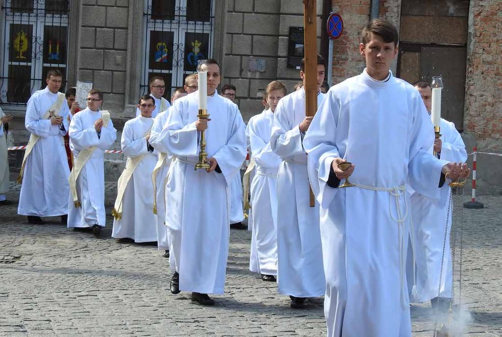 Dawid Kubień, od sierpnia ubiegłego roku odbywający praktykę duszpasterską w