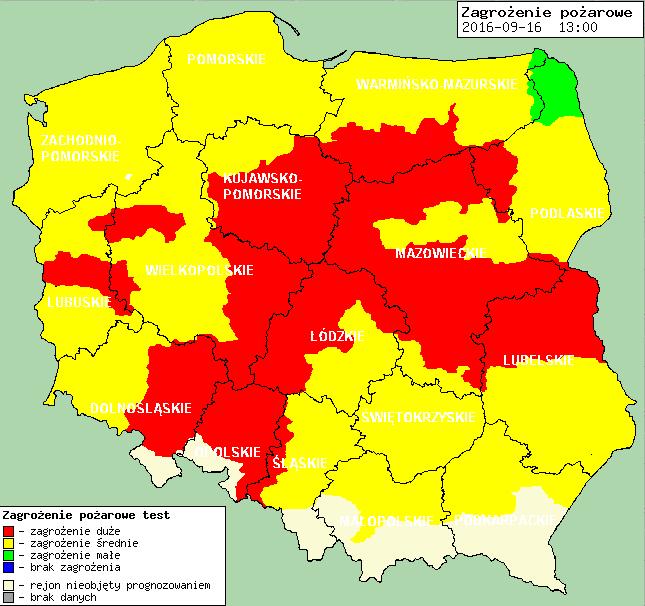 METEOROGRAMY dla głównych miast