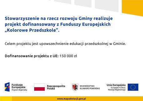 gov.pl/promocja i na stronach internetowych programów. 3.10 Kiedy i na jak długo powinieneś umieścić plakat? Plakat musi być wyeksponowany w trakcie realizacji projektu.