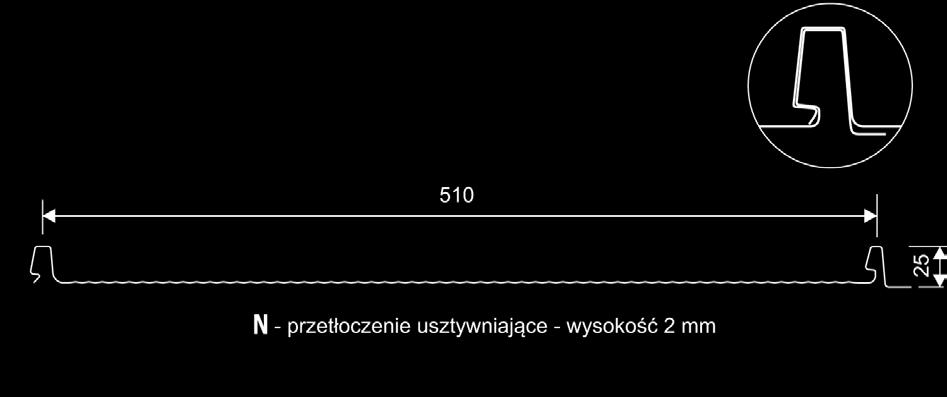 bez konieczności obrabiania kalenicy i stosowania uszczelek Rekomendacja Polskiego