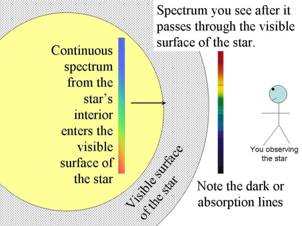 Jak powstają linie absorbcyjne w widmach gwiazd?