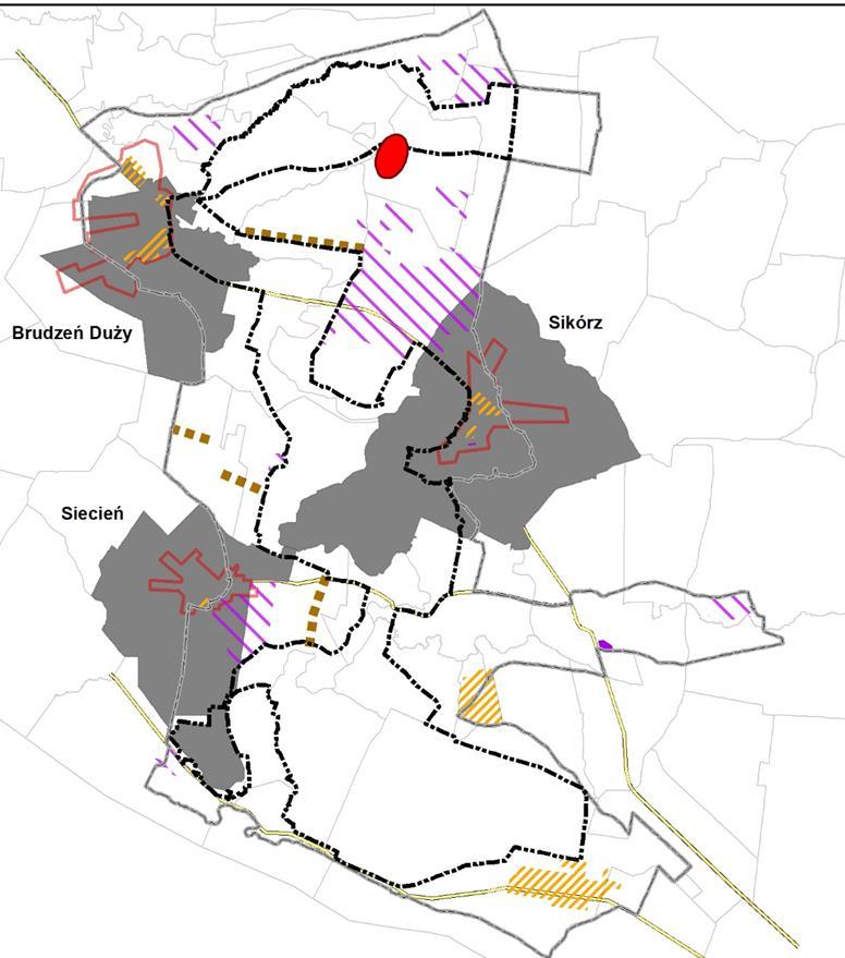 Zagrożenia Presja urbanistyczna Plan Ochrony Brudzeńskiego Parku