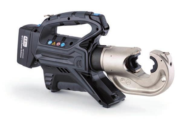 OWA PRASKA HYDRAULICZNA 8.0 V Dostępna jest również wersjia B00L-C wyposażona w szczęki o dużym prześwicie 4 mm, co znacznie ułatwia pracę na żych du- przekrojach.