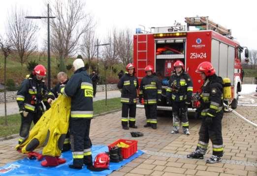 Strażacy z JRG SA w 2014 roku, 4 razy przeprowadzili ćwiczenia w ramach współpracy z Polskim