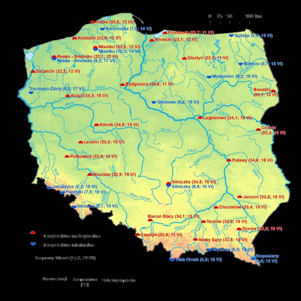 2. Temperatury ekstremalne (w