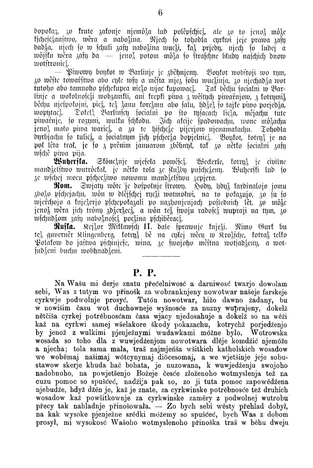 6 dopokaz, zo krute zakonje njem öza lud polepschicz, nie zo to jenoz möze kschesczanstmo, w era n nabozina.