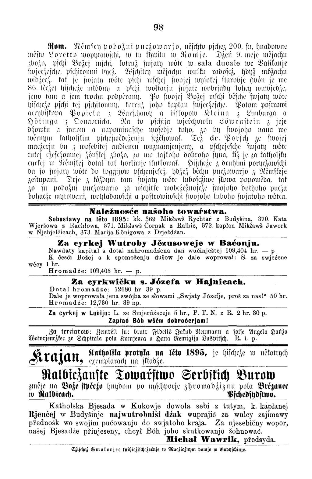98 Rom. N e in seh P o h o z n i p n c z o w a r j v, neschto Psehez 2 0 0, su, (iimboluite meftu k 'o v e t t o tuopptawsehi, tu tu khivilu iv D ienn je. D z en 9.