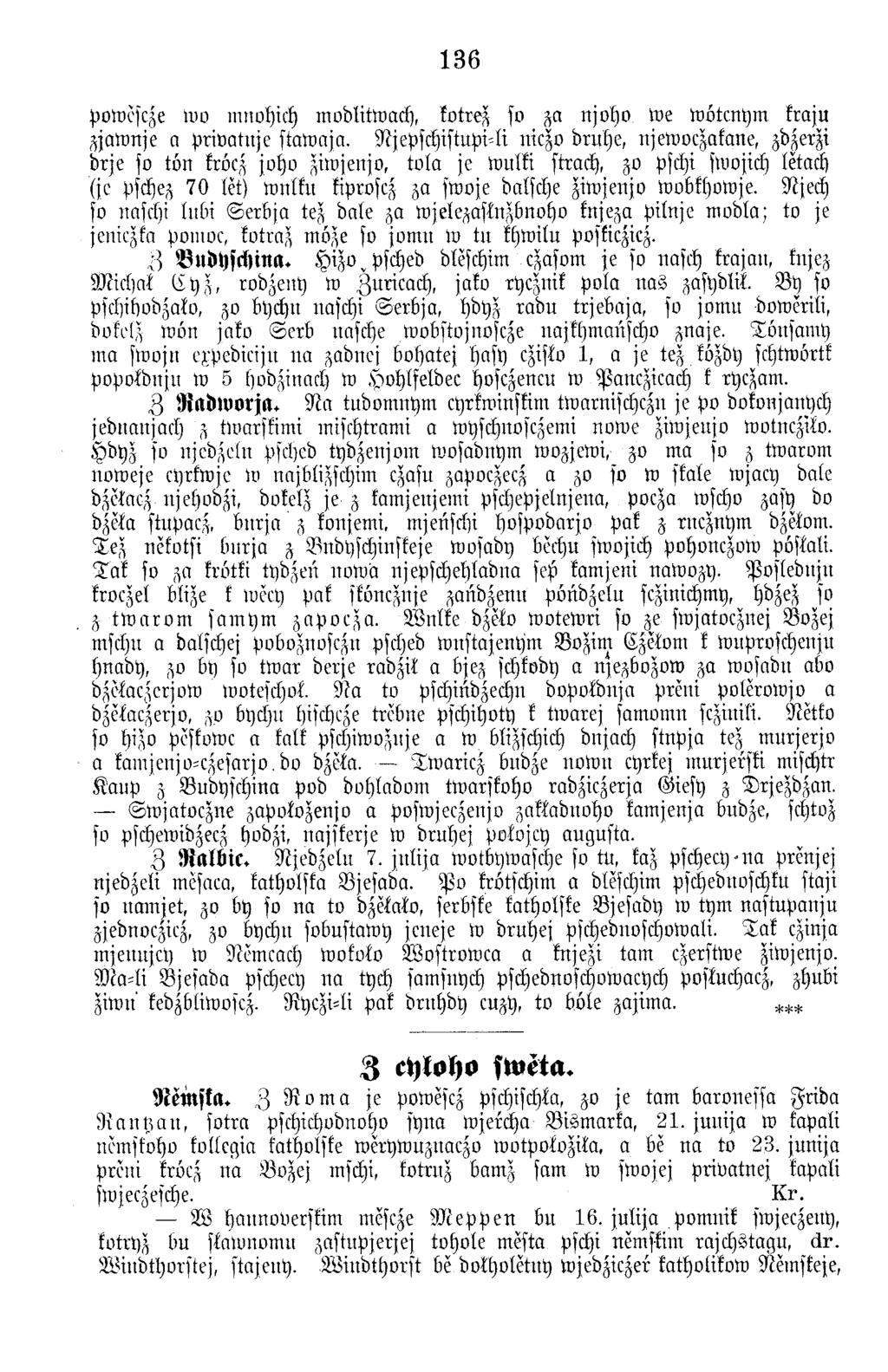 136 powescze wo m nohich m oblitw ach, kotrez so za n jo h o we w ö tm y m kraju zjaw n je a p riv atn je staw aja.