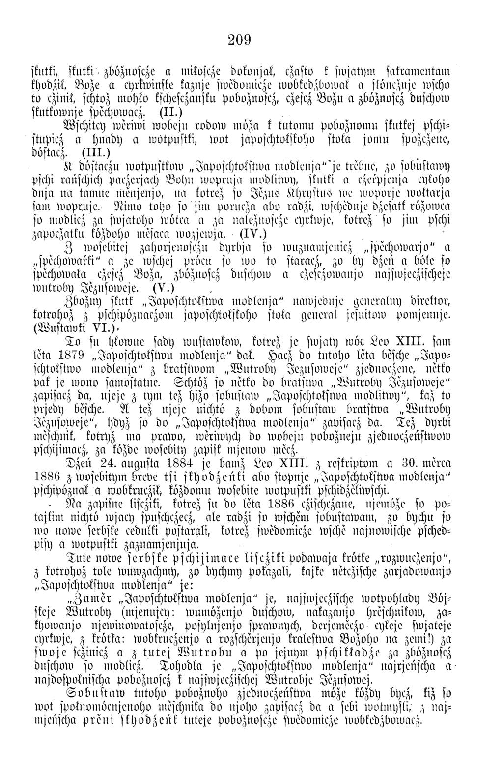 209 skutki, (fu tü zböznoscze a mikvscze bokoujak, czasto k sivjatym sakram entain khobzik, B oze a cyrkwinske kaznje swebvmicze wvbkebzbolvak a jköucznje wscho to cjinil, schtoz mohko kschesczansku