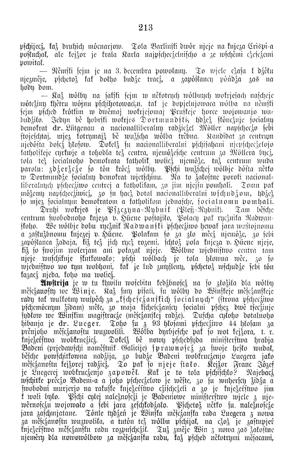 213 pschijecz, kaz druhich m bcnarjoto.