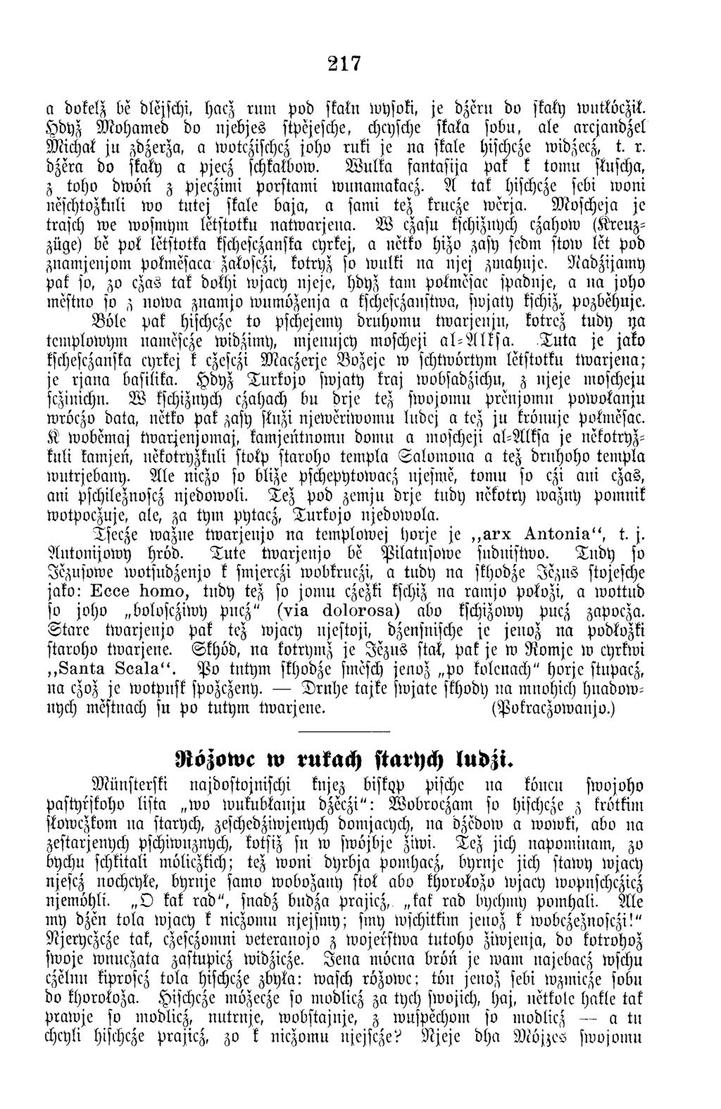 217 a dokelz be dlejschi, hacz ru m pod skaln wysoki, je dzern do skaly to u tfo c p.