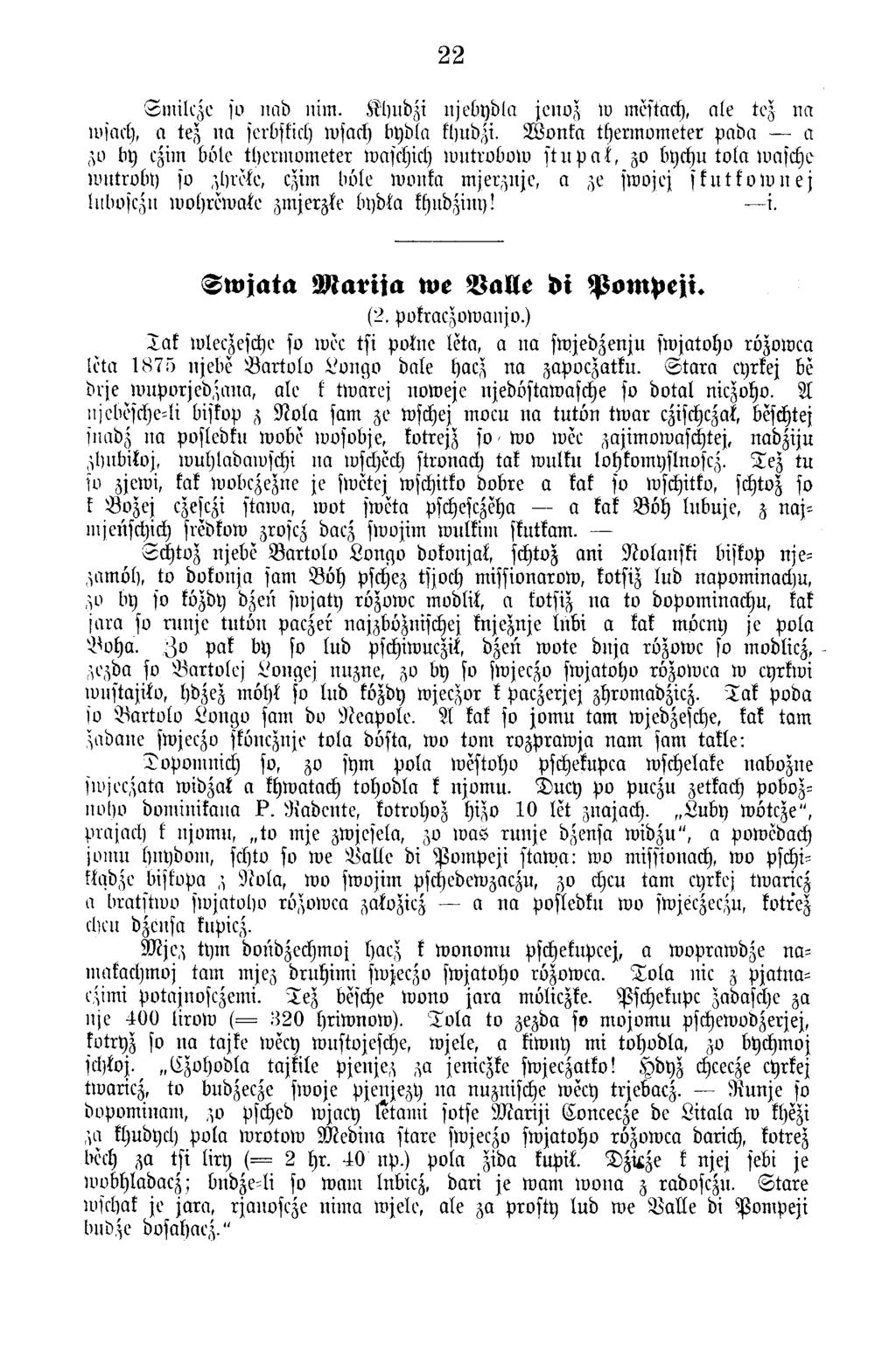 22 S m ilcz e so und»im. K hnbzi njeb y b la jenoz w mestach, nie te j n a luiad), a tez n a serbskich wsach bydla khnbzi.