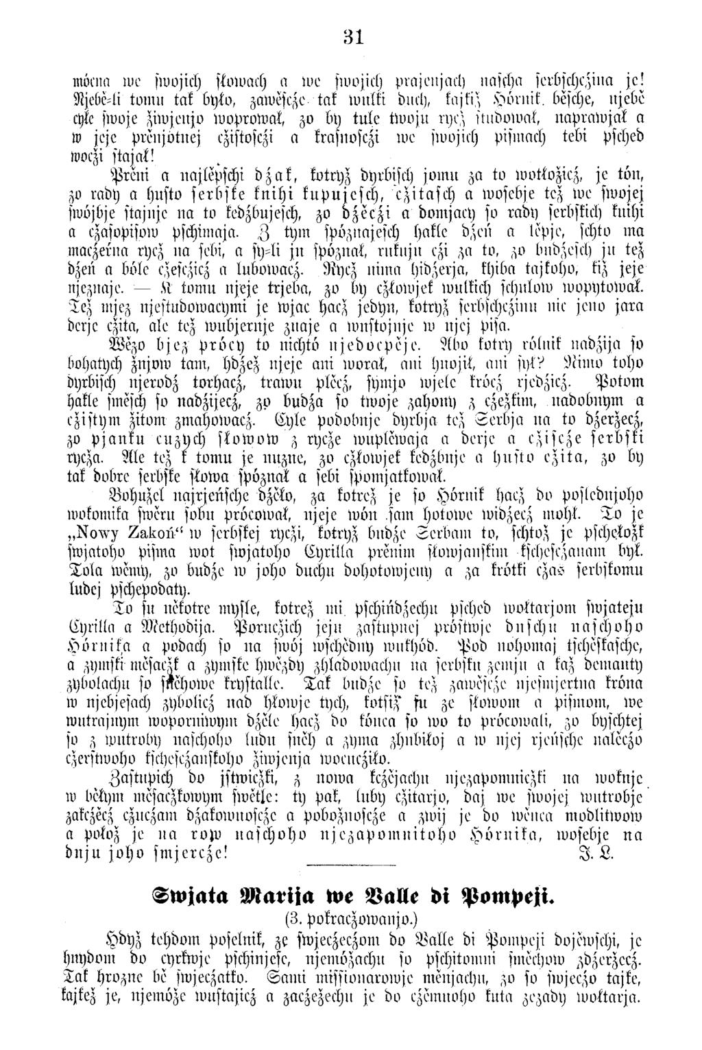 31 rnixitn ine swojich skotoaeh n we swojich prajeitjacl) nasche, serbsehezina je! Njebe-li tom u tak byko, zaweseze tak wnlki buch, kajliz.viuniit.