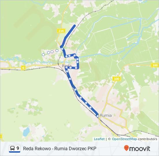 Kierunek: Rumia Dworzec PKP 20 przystanków WYŚWIETL ROZKŁAD JAZDY LINII Reda Pieleszewo Karłowicza 02 95 12 Marca, Poland Reda Konwaliowa 02 2 Witolda Lutosławskiego, Poland Reda Kwiatowa N/Ż 02 Reda