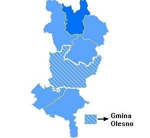2. Charakterystyka Gminy Olesno 2.1. Położenie i granice Gminy Olesno Gmina Olesno znajduje się w północno-wschodniej części województwa opolskiego.