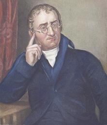 John Dalton (XVIII/XIX) - powrót do teorii atomistycznej Materia złożona jest z niepodzielnych
