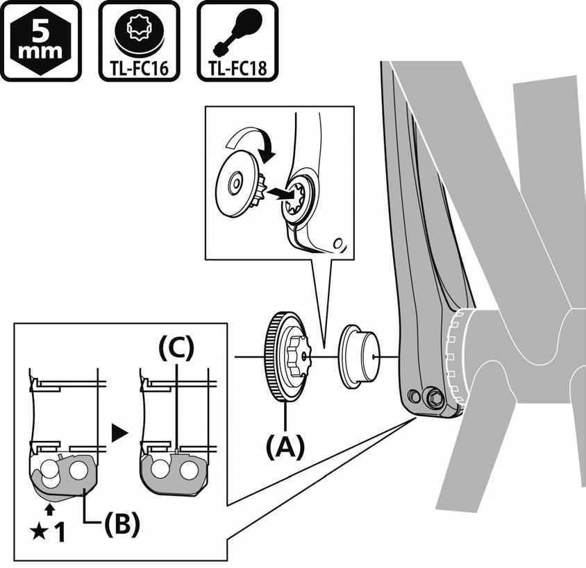 MONTAŻ 6. Do dokręcenia nasadek użyć TL-FC16/FC18. Moment dokręcania TL-FC16/FC18 0,7-1,5 Nm 7.