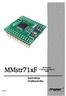 MMstr71xF. Instrukcja UŜytkownika. Minimoduł z mikrokontrolerem ARM REV 2. Many ideas one solution