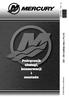 2016 Mercury Marine OptiMax wraz z Pro XS. Podręcznik obsługi, konserwacji i montażu