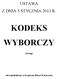 KODEKS WYBORCZY (wyciąg) tekst ujednolicony w Krajowym Biurze Wyborczym