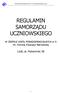 REGULAMIN SAMORZĄDU UCZNIOWSKIEGO