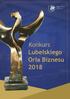 REGULAMIN KONKURSU LUBELSKI ORZEŁ BIZNESU 2018 PRACODAWCÓW ZIEMI LUBELSKIEJ IDEA KONKURSU