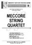 MECCORE STRING QUARTET